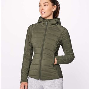 Lululemon Extra Mile Jacket - Dark Olive - sz 2